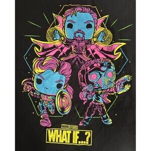 Marvel What If Funko Pop! Blacklight XL T-Shirt Captain Carter Doctor Strange